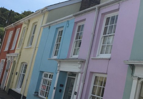 EPC Penzance N Martins Energy Assessor, Home page row of houses